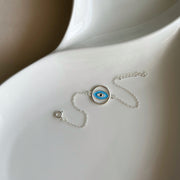 WOMEN – Full Circle Nazar EvilEye, 92.5 Silver Bracelet
