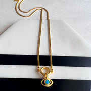 Blue Necklace - EvilEye EyeCandy