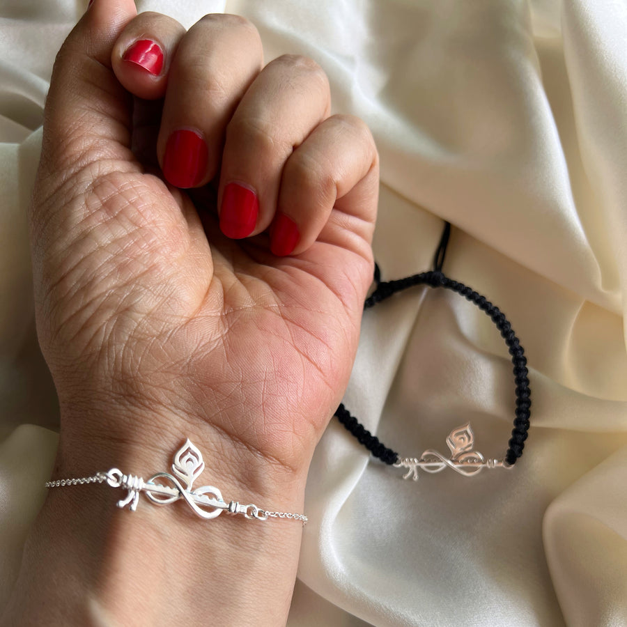 COUPLE - Forever Thakurji Love 92.5 Silver Bracelet