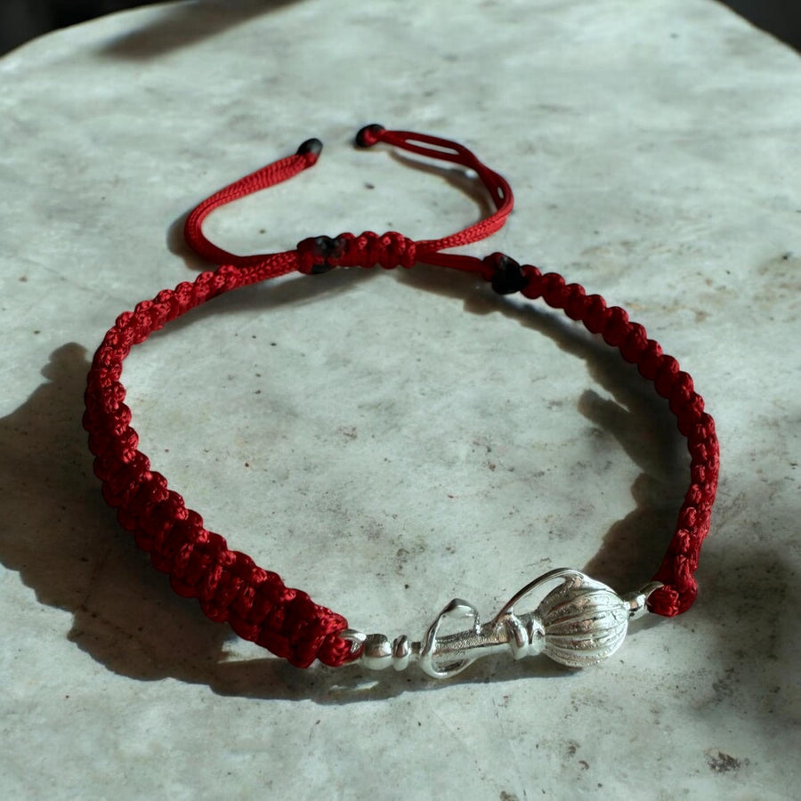 PRE - ORDER - MEN - Vayuputra Gada 92.5 Silver Bracelet