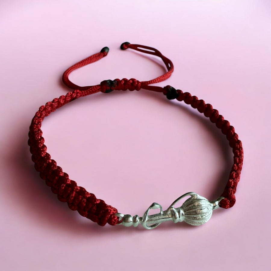 PRE - ORDER - MEN - Vayuputra Gada 92.5 Silver Bracelet