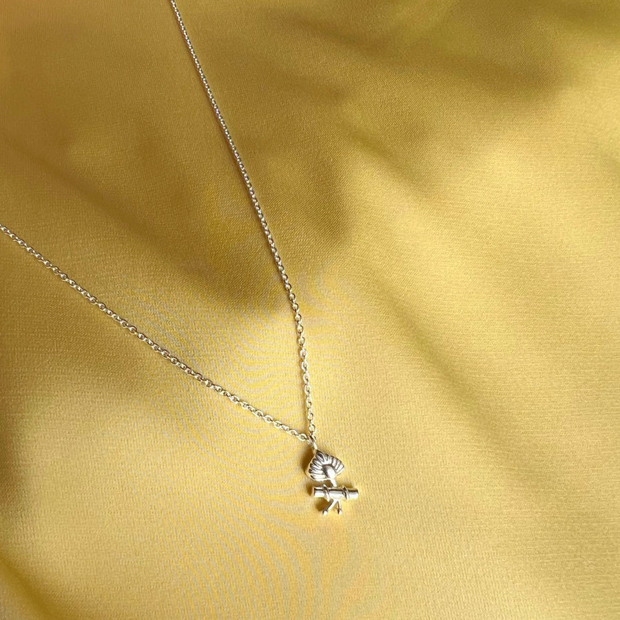 Necklace - Thakurji MorPankh 92.5 Silver Necklace