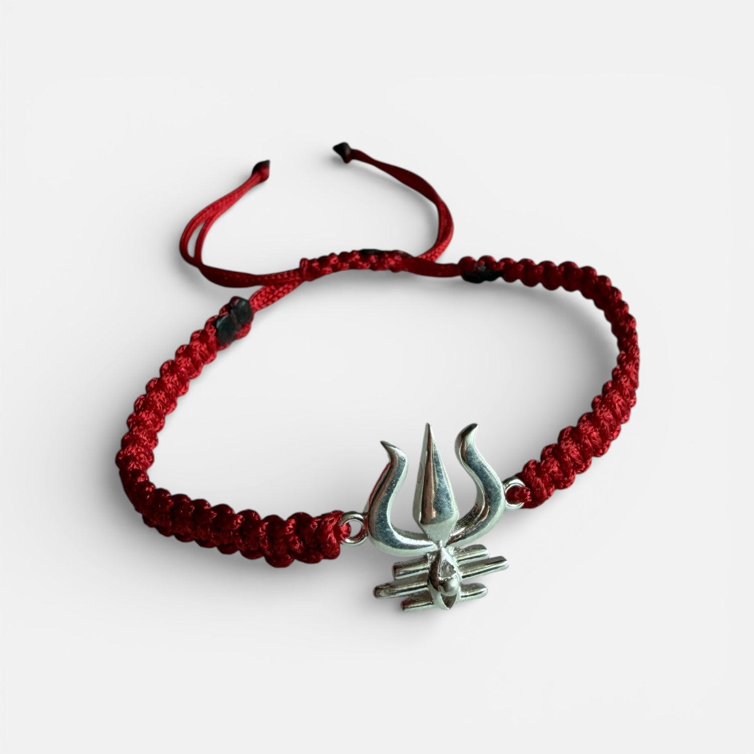 MEN Mahadev's Trishul Gaze 92.5 silver Bracelet