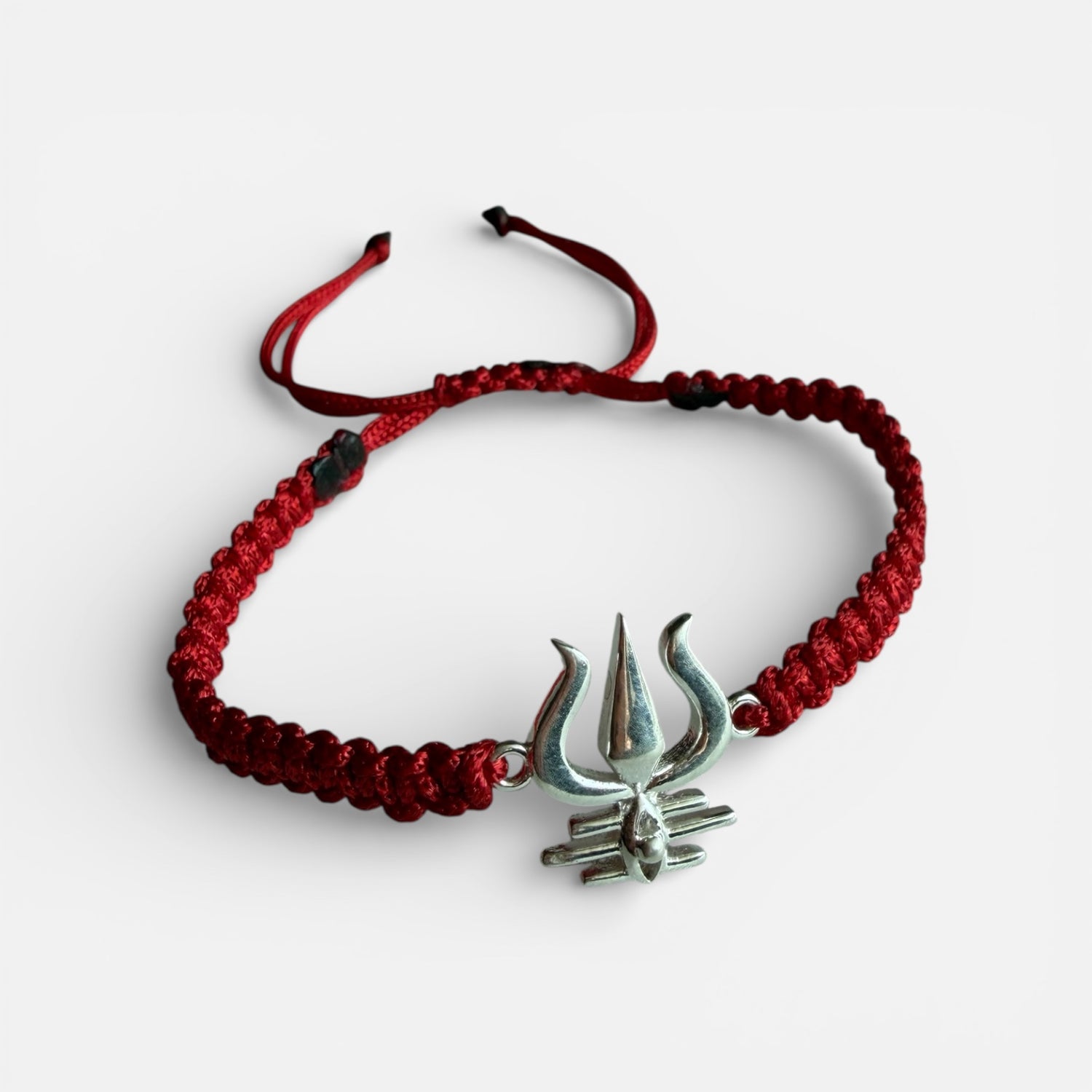 Mahadev's Trishul Gaze 92.5 silver Bracelet