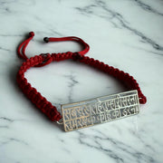 Hanuman Chalisa Classic Thread – 92.5 Silver Bracelet