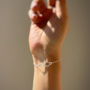WOMEN Blessed Hands - Infinity 92.5 Silver Bracelet