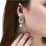 Sunflower Pearl Earring