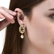 Sunflower Pearl Earring