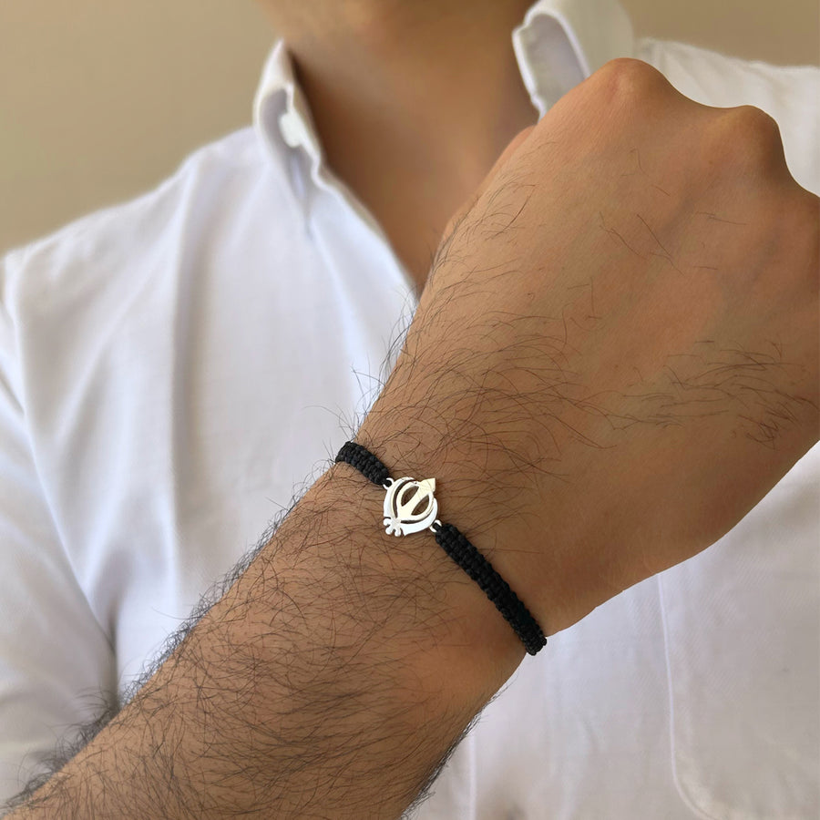 MEN - Khanda 92.5 Silver Bracelet