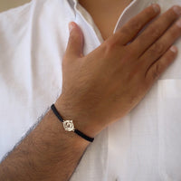 Men - Ek Onkar Kripa 92.5 Silver Bracelet