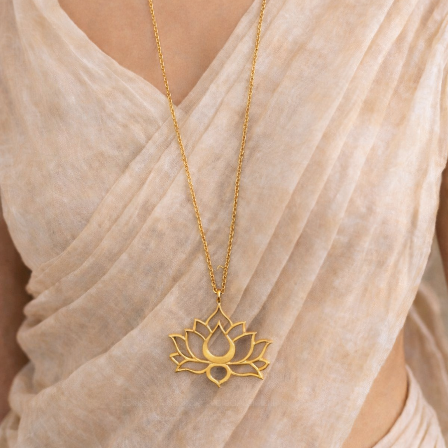 Lakshmi's Lotus Necklace
