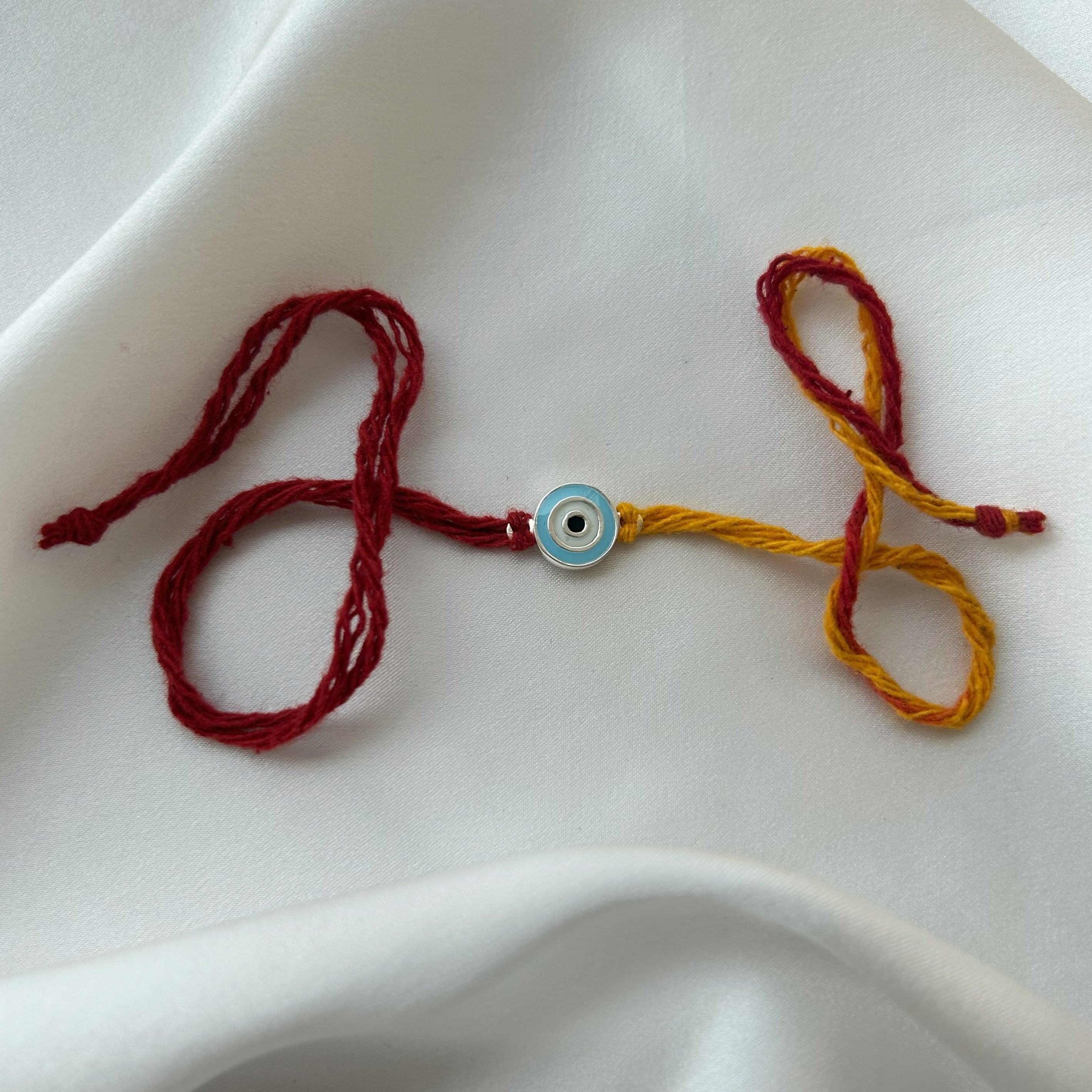 SILVER RAKHI - Nazar Evileye Enamel 92.5 Silver
