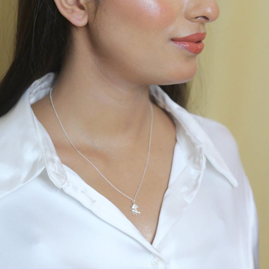 NECKLACE - Thakurji MorPankh 92.5 Silver