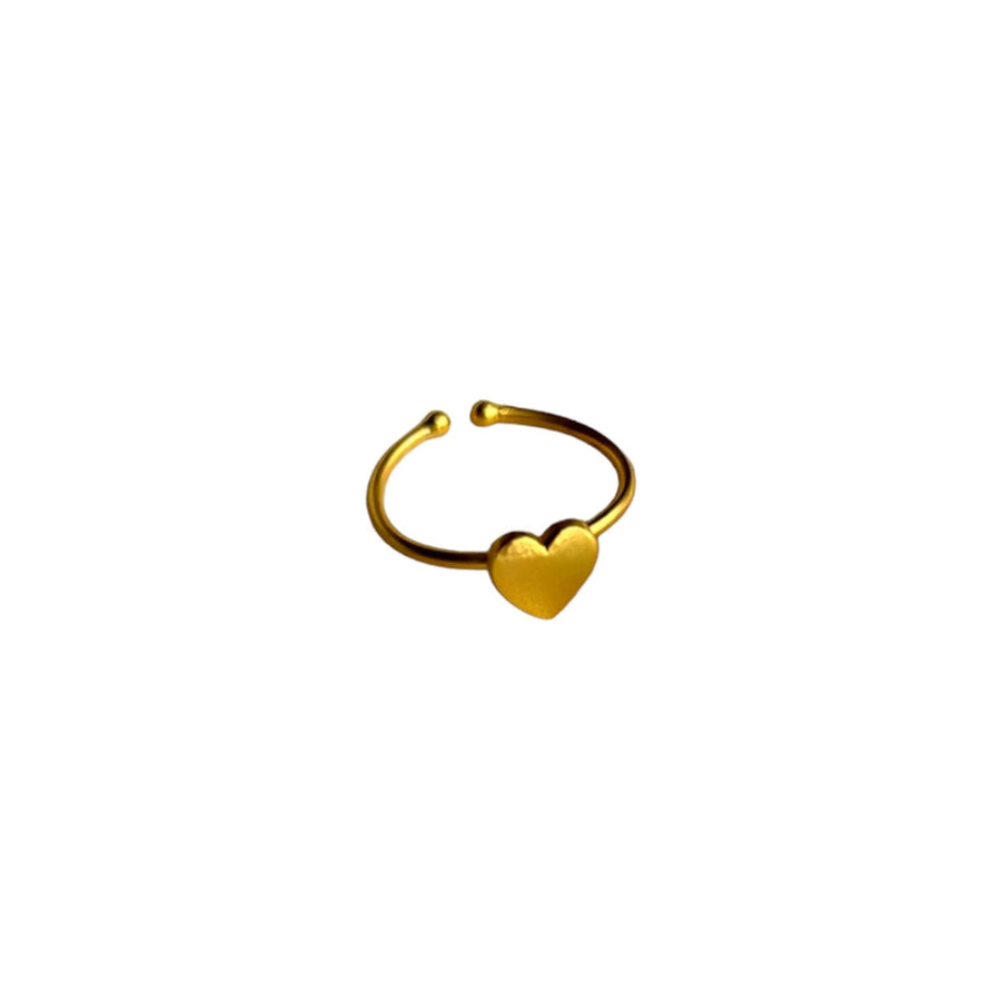 My Heart Ring -  92.5 Silver with 22k Gold Plating