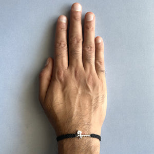 MEN - Thakur ji Bansuri 92.5 Silver Bracelet