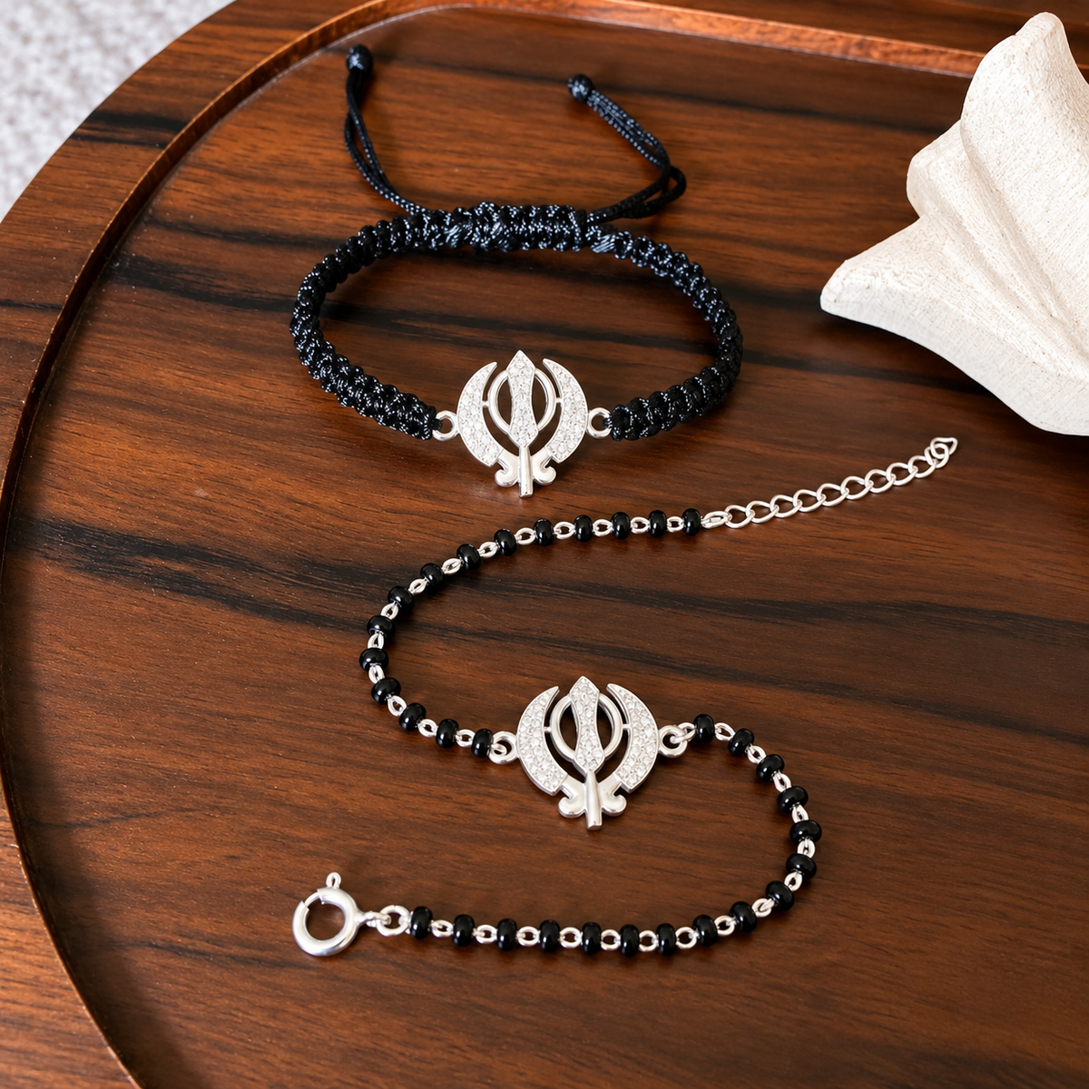 Couple Shubh Khanda - 92.5 Silver Bracelets