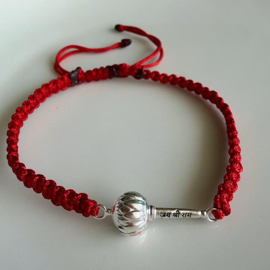 Bajrangbali Gada - 92.5 Silver Bracelet