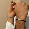Couple - Jai Guruji Blessings 92.5 Silver Bracelet