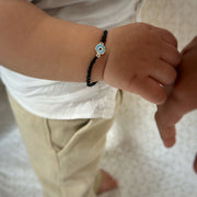 KIDS- (Pair) Evileye Cutie Pie Enamel 92.5 Pure Silver