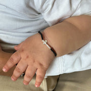 KIDS-(Pair) Laddu Gopal Basuri 92.5 Pure Silver Kid's Bracelets