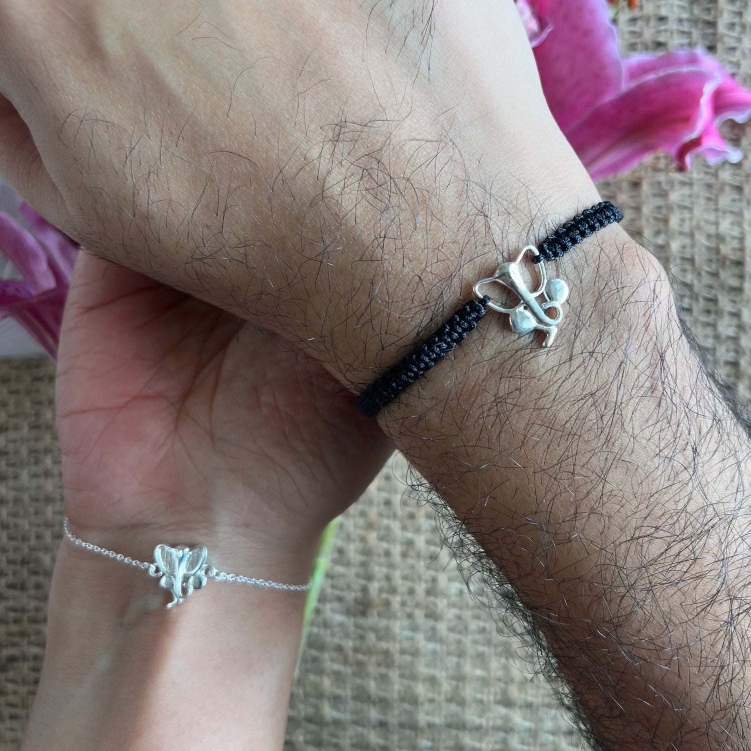 Couple - Ganesh Ji 92.5 Silver Bracelets