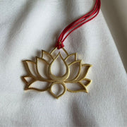 Lotus Charm Bookmark