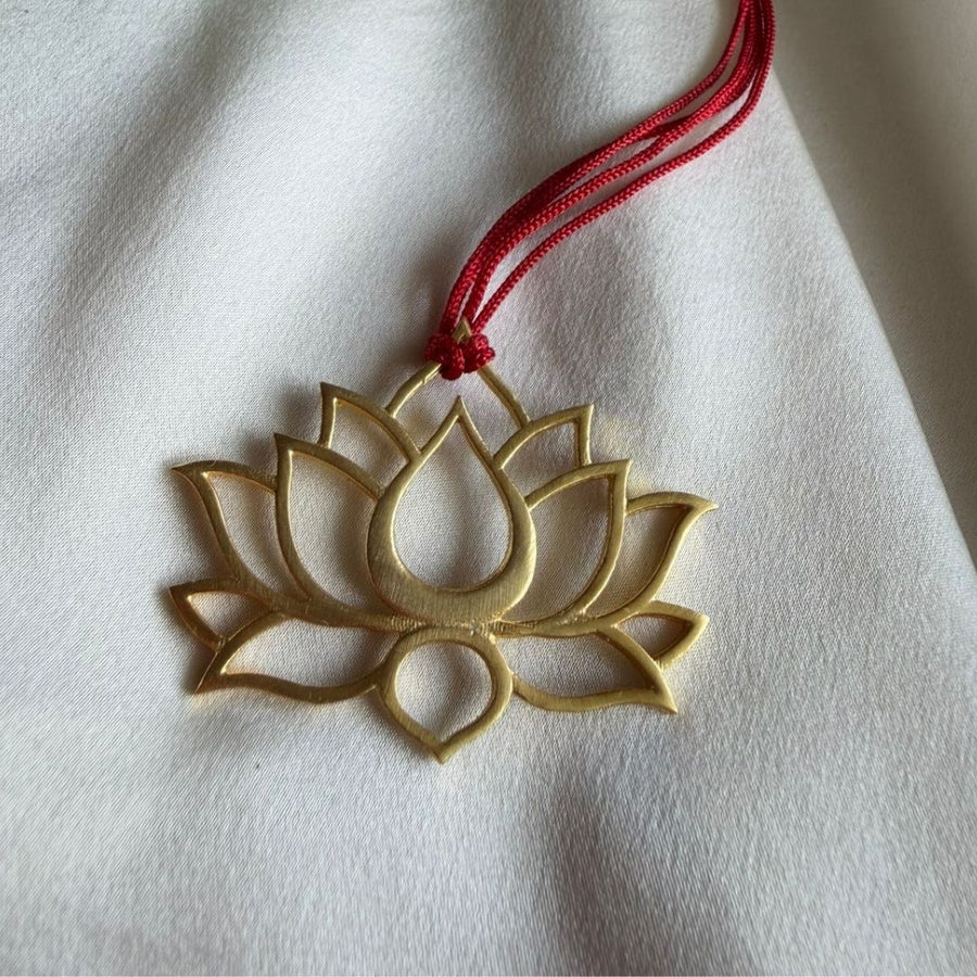Lotus Charm Bookmark