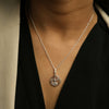 Virgo Chain 92.5 Silver Necklace PLUS Free Thread Bracelet