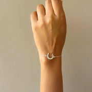 Women - HorseShoe 92.5 Silver Bracelet