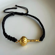 Bajrangbali Gada Bracelet - Blessed 22k Gold-plated