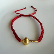 Bajrangbali Gada Bracelet - Blessed 22k Gold-plated