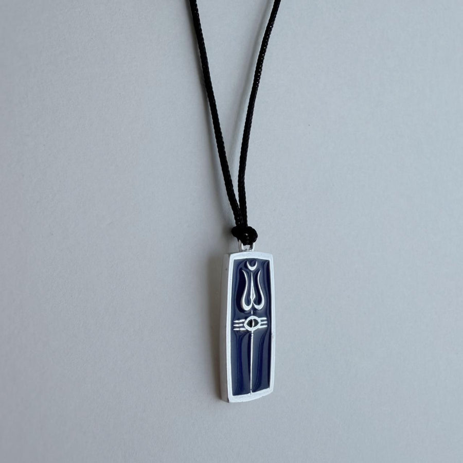 PRE - ORDER Neelkanth Trishul 92.5 Silver Pendant