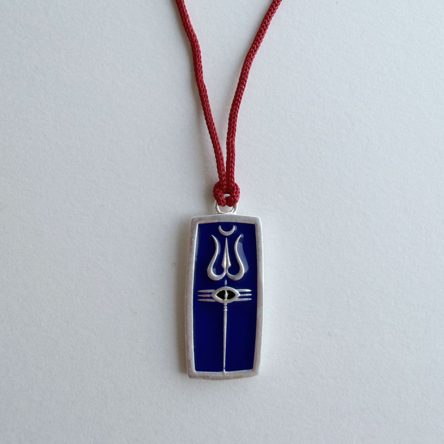 PRE - ORDER Neelkanth Trishul 92.5 Silver Pendant