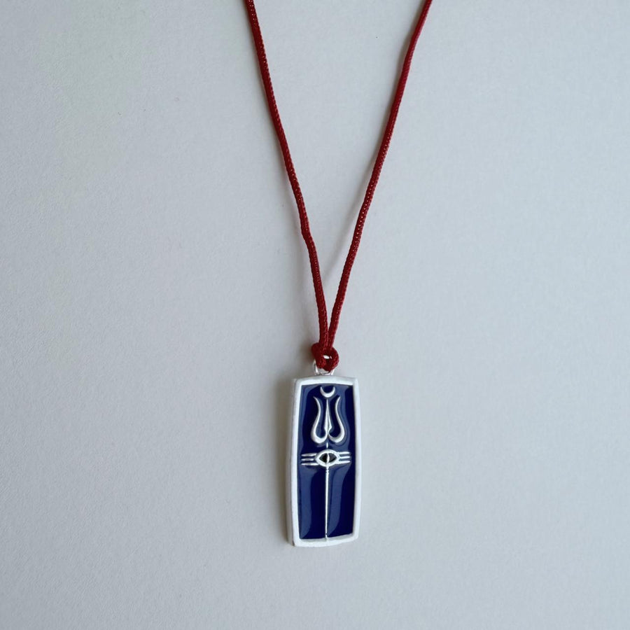 PRE - ORDER Neelkanth Trishul 92.5 Silver Pendant