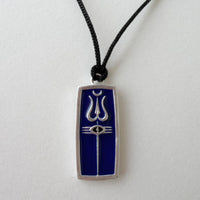 Neelkanth Trishul 92.5 Silver Pendant
