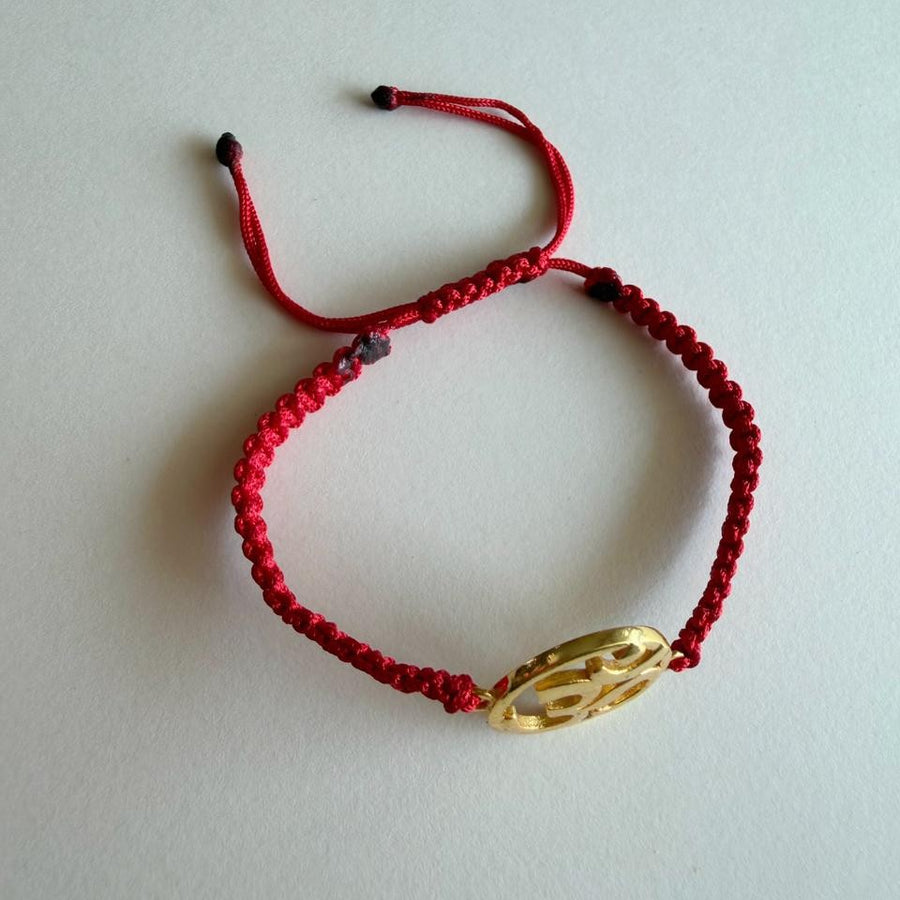 PRE- ORDER - OM Bracelet - Blessed 22k Gold-plated