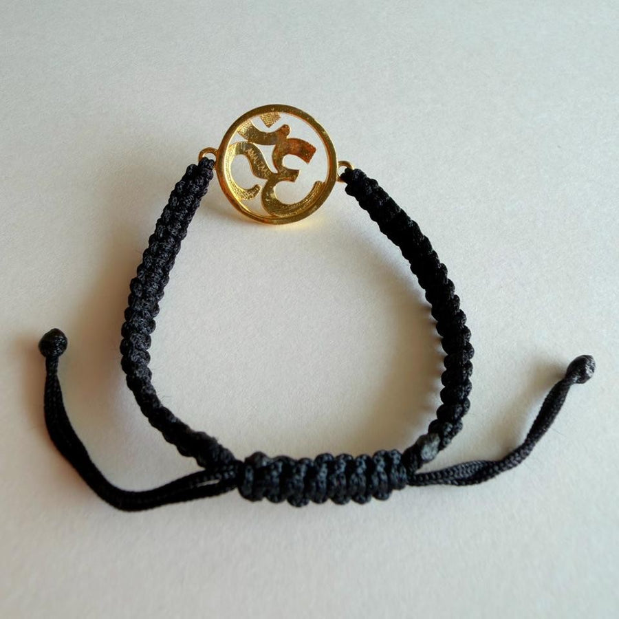 PRE- ORDER - OM Bracelet - Blessed 22k Gold-plated