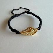 PRE - ORDER - Kanha Morpankh Bracelet - Blessed 22k Gold-plated