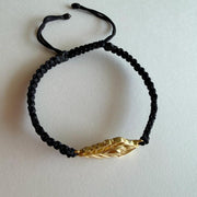 PRE - ORDER - Kanha Morpankh Bracelet - Blessed 22k Gold-plated
