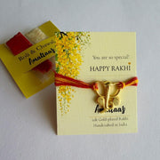 RAKHI-22k-Ganesh ji Gold-plated