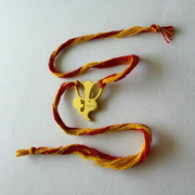 RAKHI-22k-Ganesh ji Gold-plated