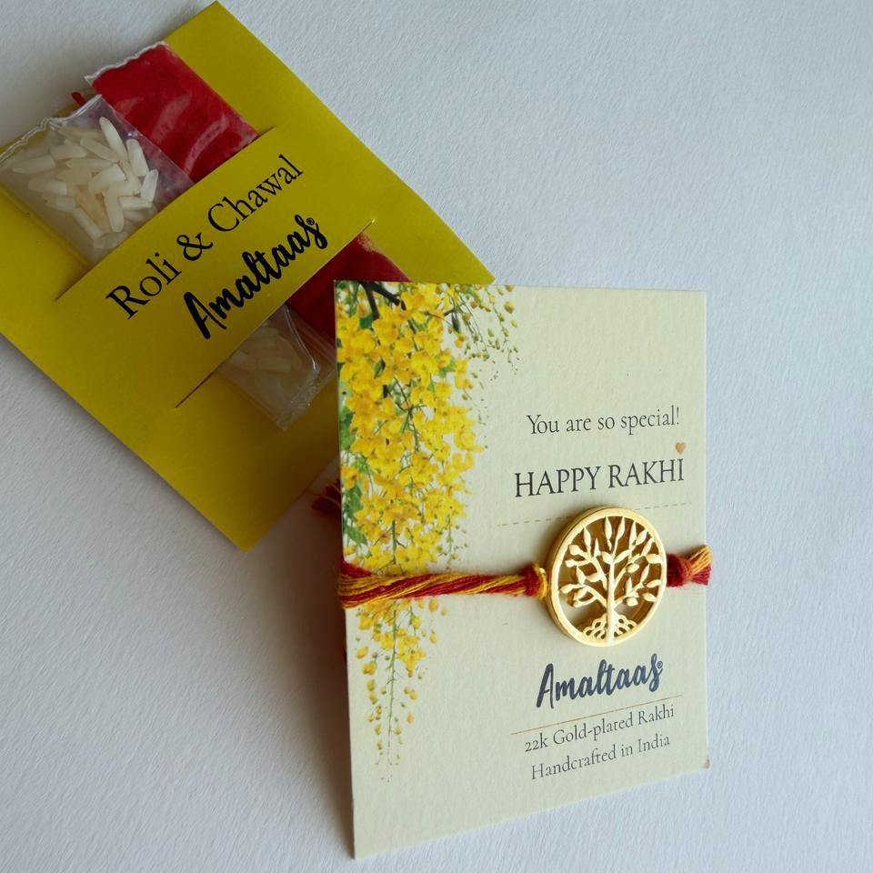 RAKHI – 22K Tree of Life  Gold-plated