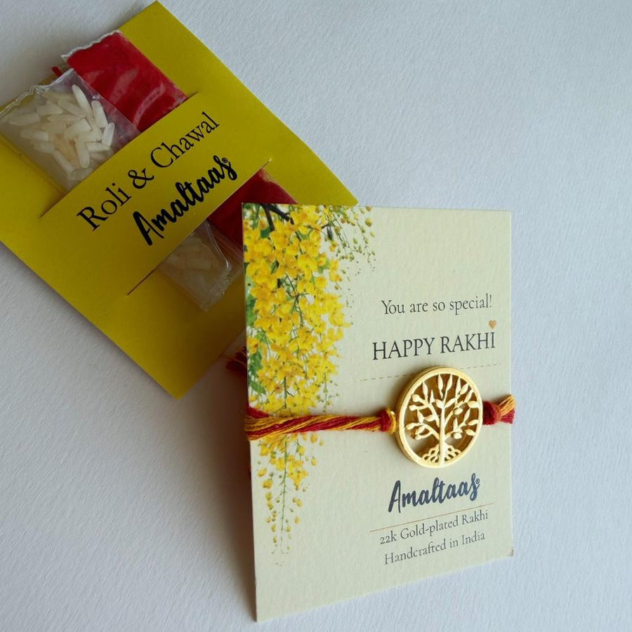 RAKHI – 22K Tree of Life  Gold-plated