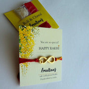 RAKHI -  22K  Infinite Love Gold-plated
