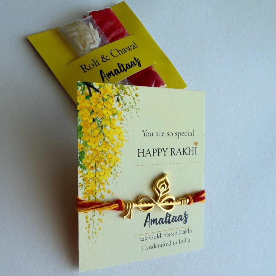RAKHI – 22K  Forever Thakurji Love Gold-plated