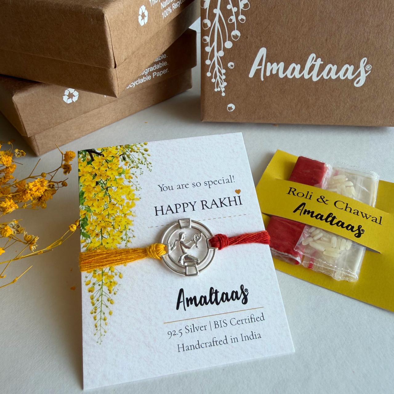 Kanya/Virgo Rakhi 92.5 Silver