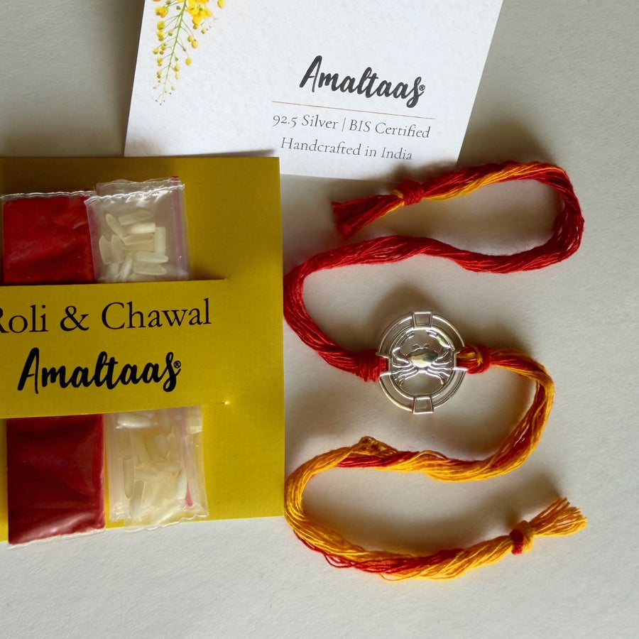 Kark/Cancer Rakhi 92.5 Silver