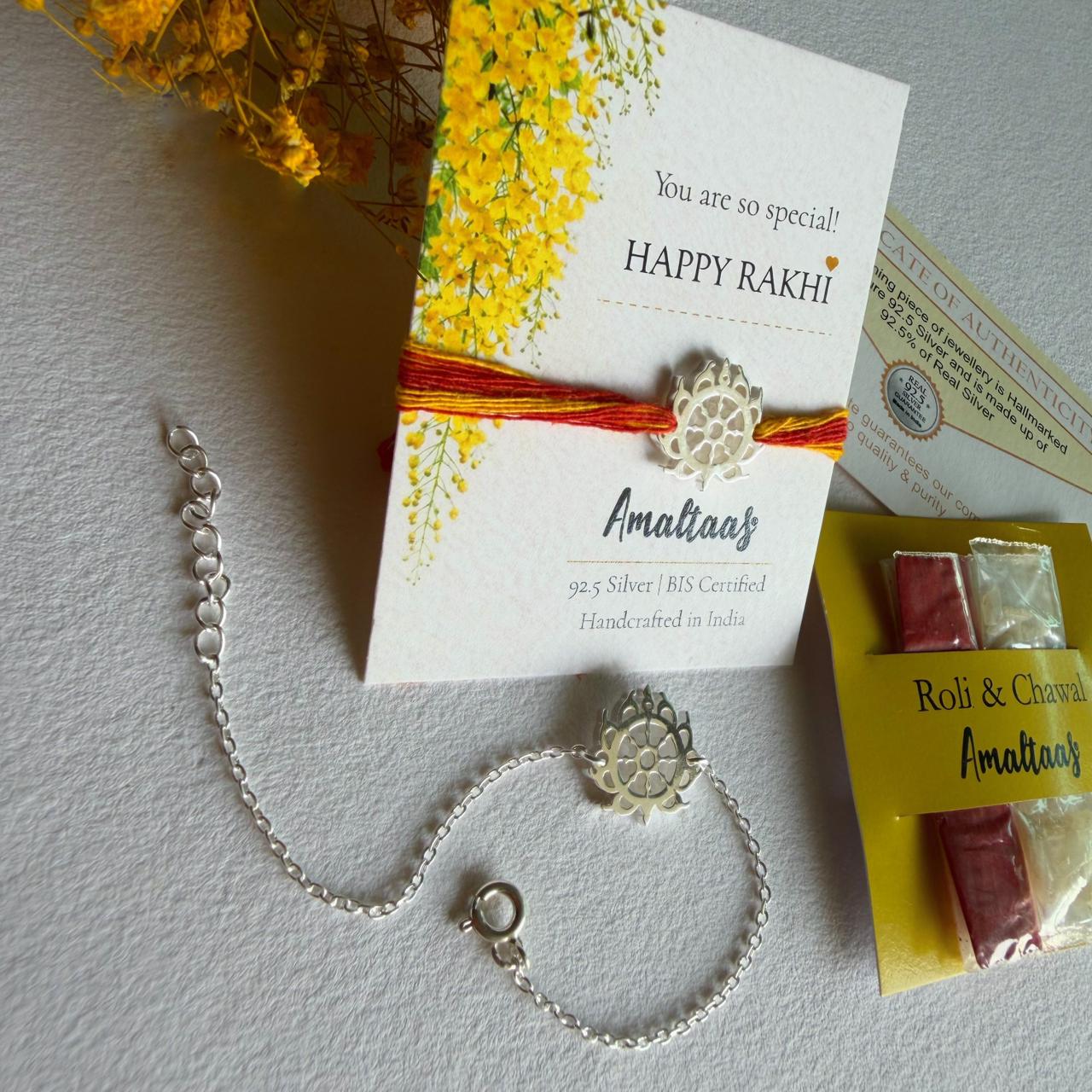 COMBO RAKHI - Sudarshan 92.5 Silver Rakhi