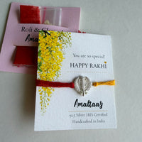 SILVER RAKHI - Khanda Sahib  - 92.5 Silver