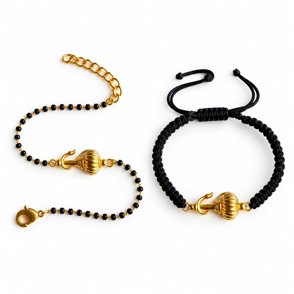 Couple Vayuputra Gada 22k Gold-plated Bracelet
